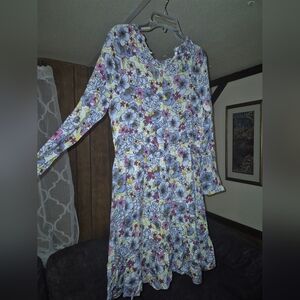 Floral Long Sleeve Women's Top